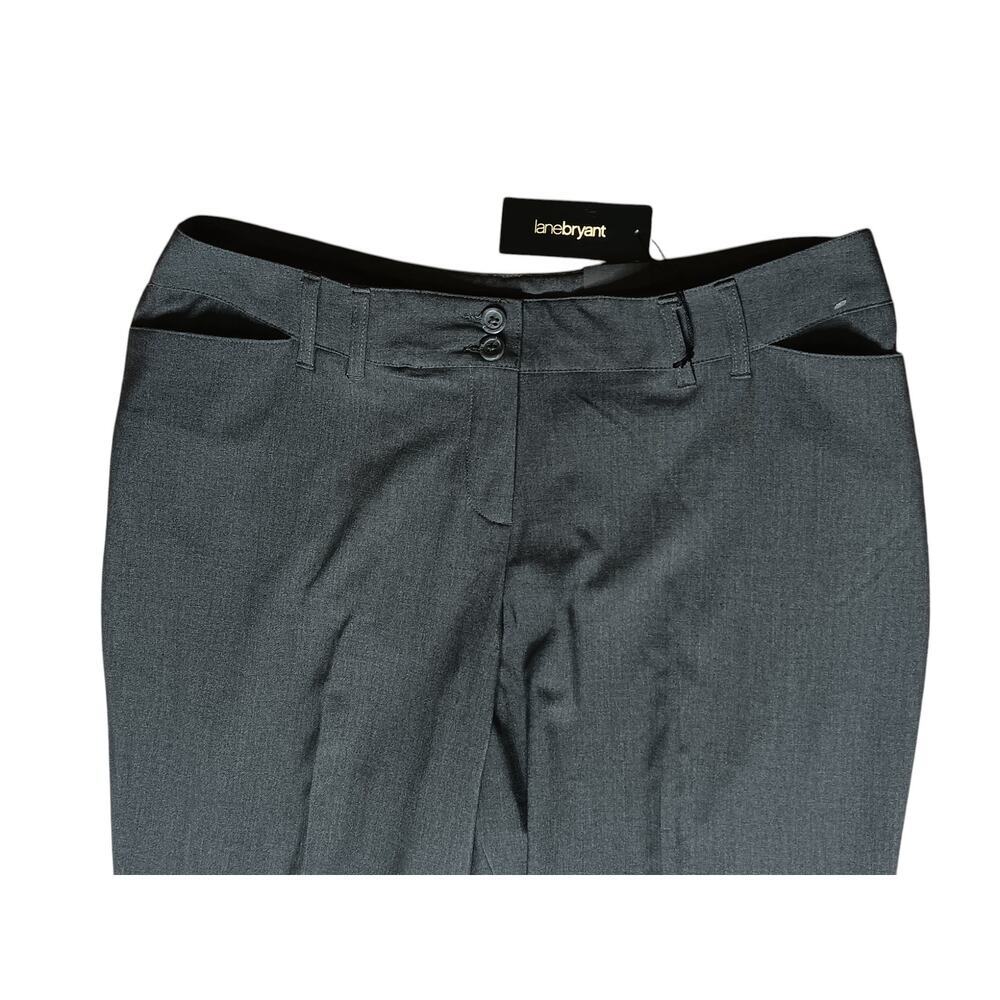 New Lane Bryant Gray Dress Pants Size 16 Average Women’s Career Trousers - Picture 6 of 15